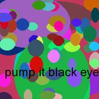 pump it black eyed peas